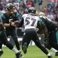 quarterback for Jacksonville Jaguars during the NFL match football