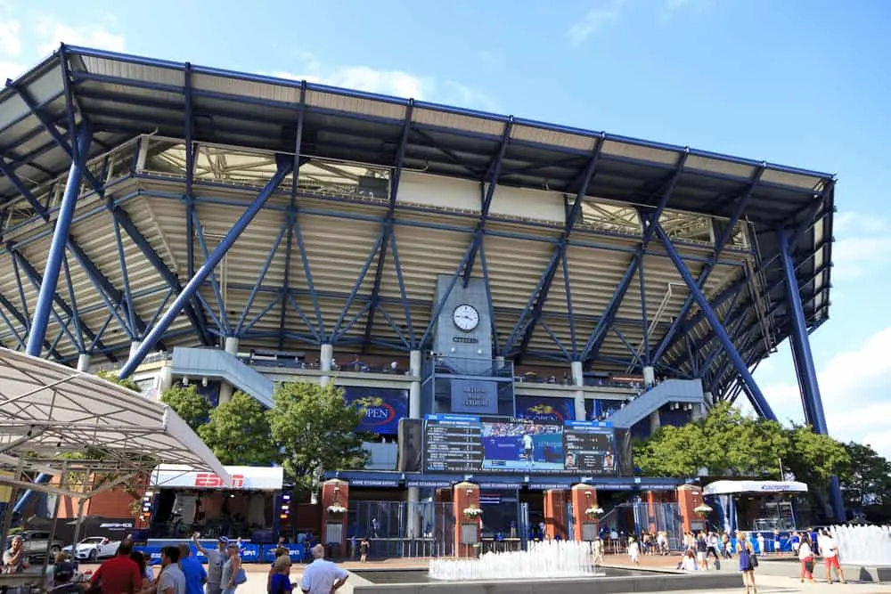Arthur Ashe Stadium during the US Open
